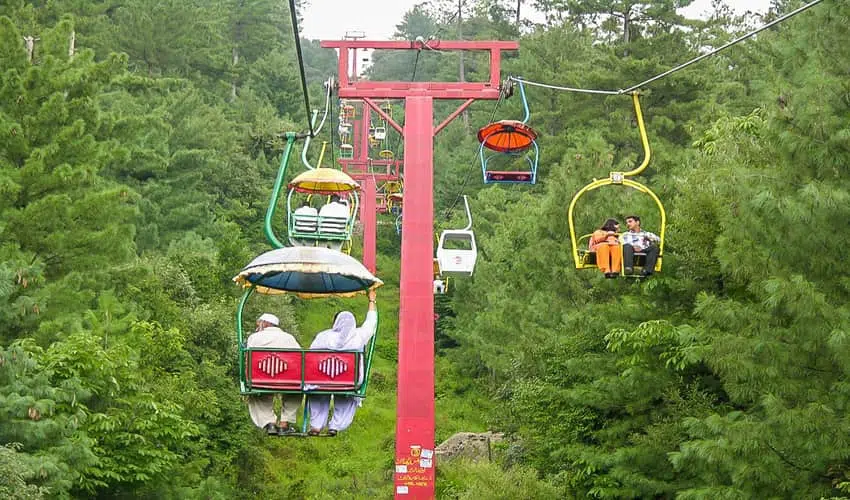 Pindi Point Murree chairlift