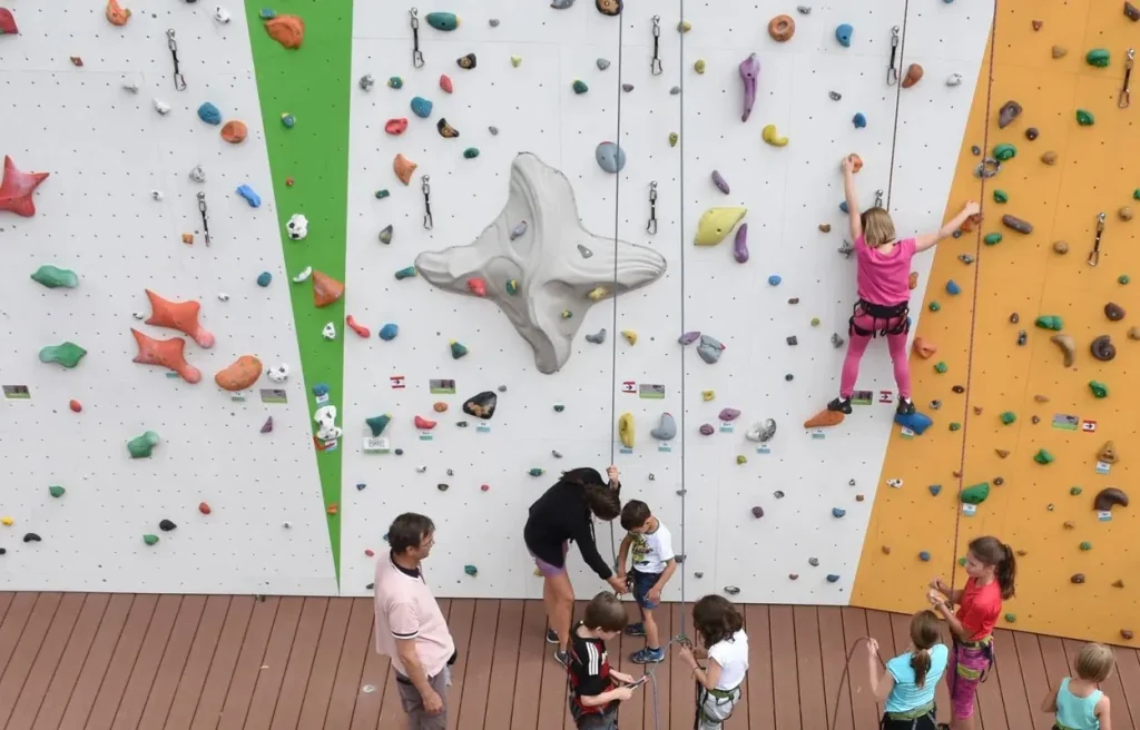 Rock climbing activity by Cecil Adventure Arena in Kuldana Cantt
