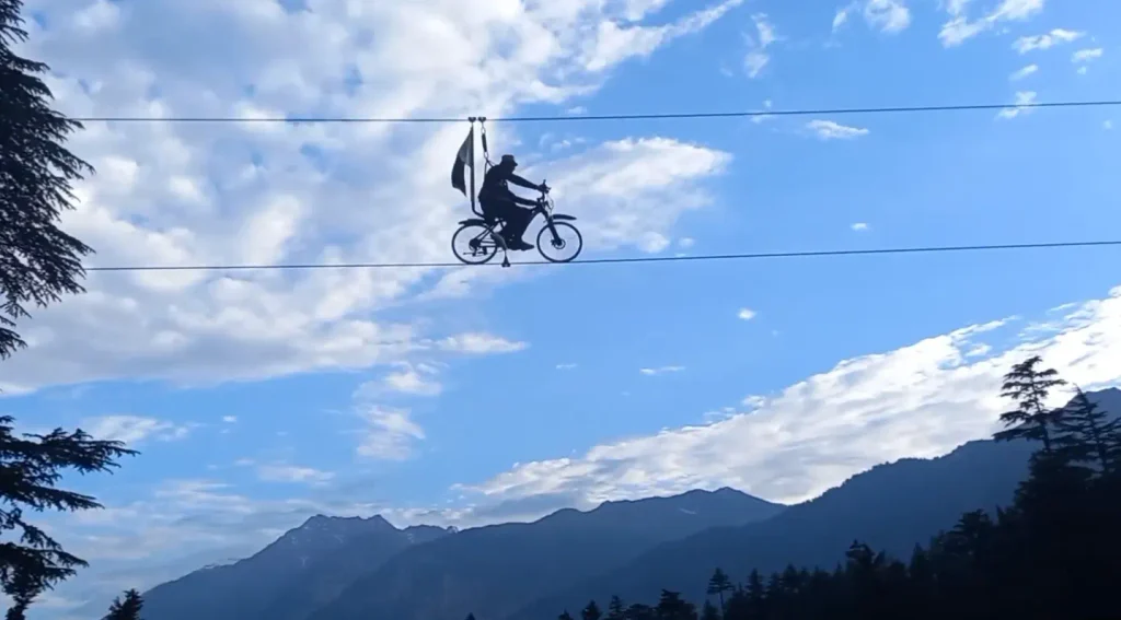 Sky cycle adventure at Valley Amusement Park Salgran